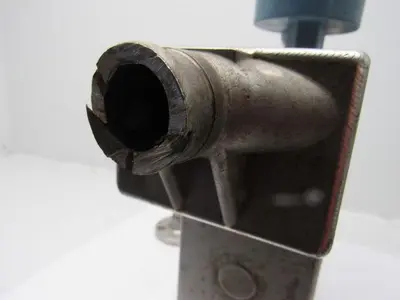 Micro Motion  F100SI128SU Stainless Steel Mass Flow Sensor Tank 1" Flange
