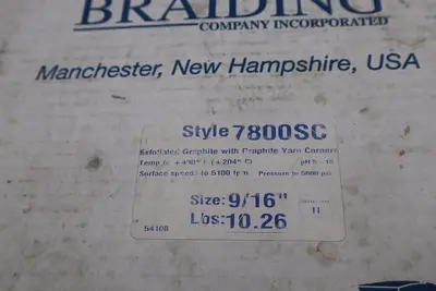 NEW ENGLAND BRAIDING 7800SC 9/16" 10.26 LBS STOCK #3233