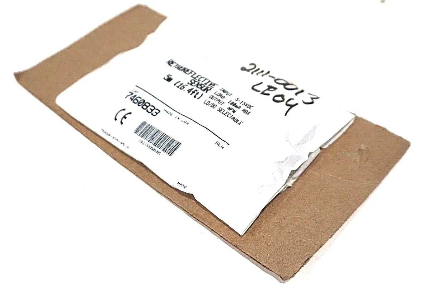 NEW LABEL AIRE 7460833 RETROREFLECTIVE SENSOR