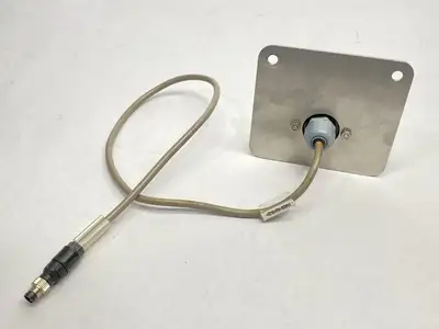 USED PATLITE BEACON LIGHT 22" CORD M8 4-PIN 12-24VDC