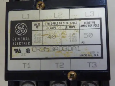 USED GENERAL ELECTRIC (G.E.) CR353AD3DA1