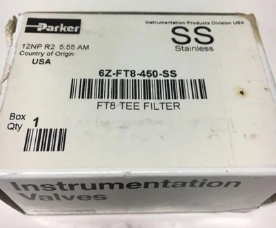 NEW Parker 6Z-FT8-450-SS