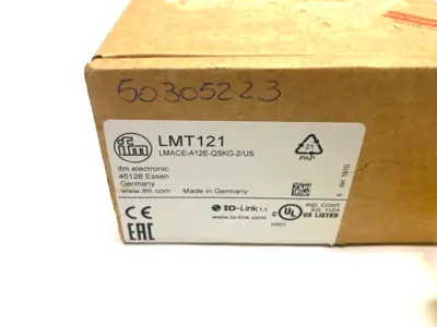USED IFM POINT LEVEL DETECTION SENSOR 2-DIG. OUTPUTS LMACE-A12E-QSKG-2/US