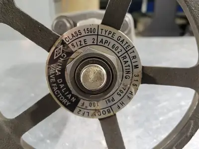 2", Class 1500, Gate Valve, API 602