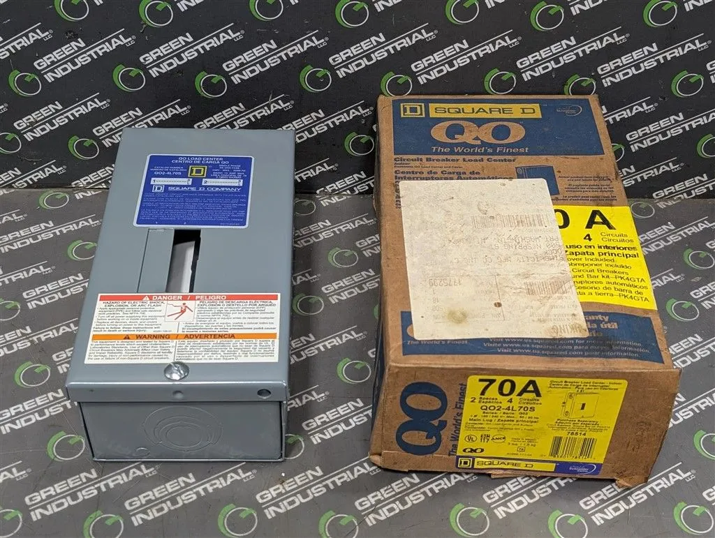 Square D QO2-4L70S Circuit Breaker Main Lug Load Center 70A 240VAC max. New NIB