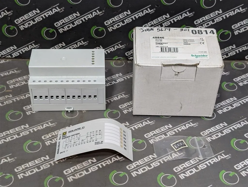 Schneider Electric 48846 MasterPact Programmable Contact Module M6C New NIB