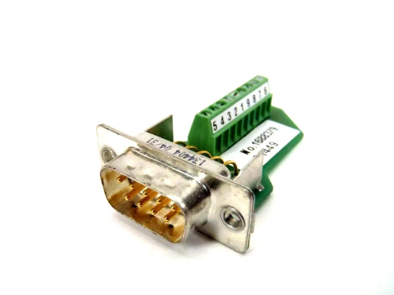 1688379 | Phoenix Contact  D-Sub Plug 9 Position Terminal Block - Used