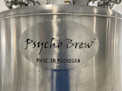 Used PSYCHO BREW JACKETED CONICAL FERMENTER/UNITANK 10BBL Brewing Equipment Michigan US | Miedema Asset Management Group #1580081