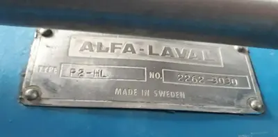 Alfa-Laval CT-6 Centritherm evaporator, 316SS.