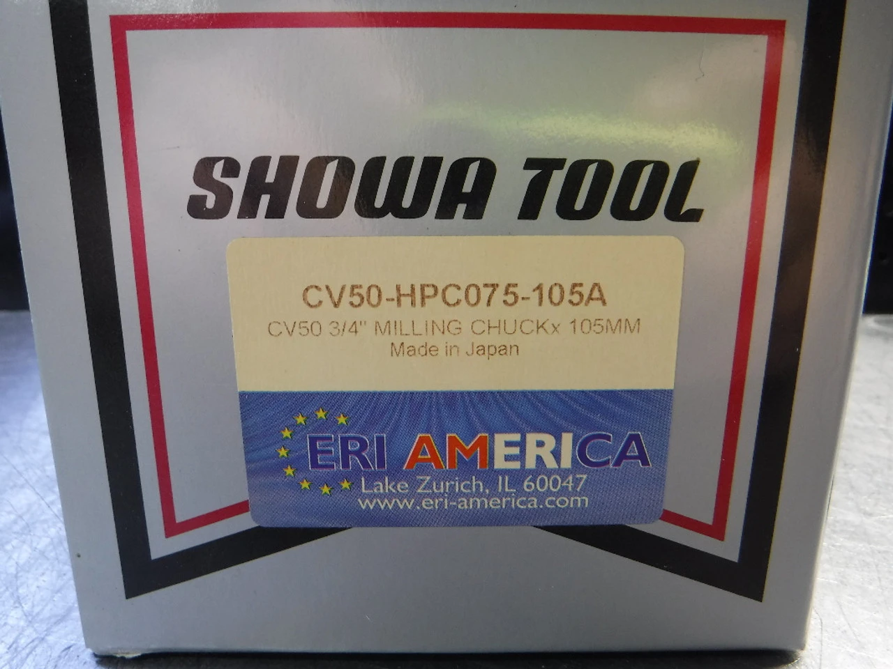 ERI America CAT50 3/4" Milling Chuck 4.5" Pro CV-HPC075-105A (LOC2508B)