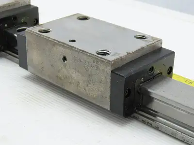 Hyundai Hit-15S Linear Guide Rails 48" W/THK LY35 Bearing Blocks