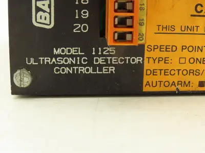 Baldwin Technology Model 1125 Ultrasonic Detector Controller 24VDC A502-8001