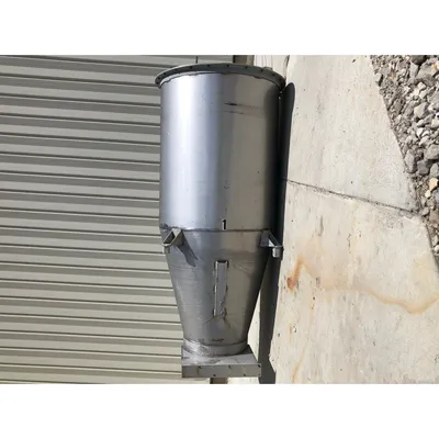 Used 50 Cubic Foot Stainless Steel Hopper Bin Receiver