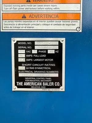 Used AMERICAN BALER DC-6343E-830M Balers Alabama US | MICHAM2813 INC #1516615