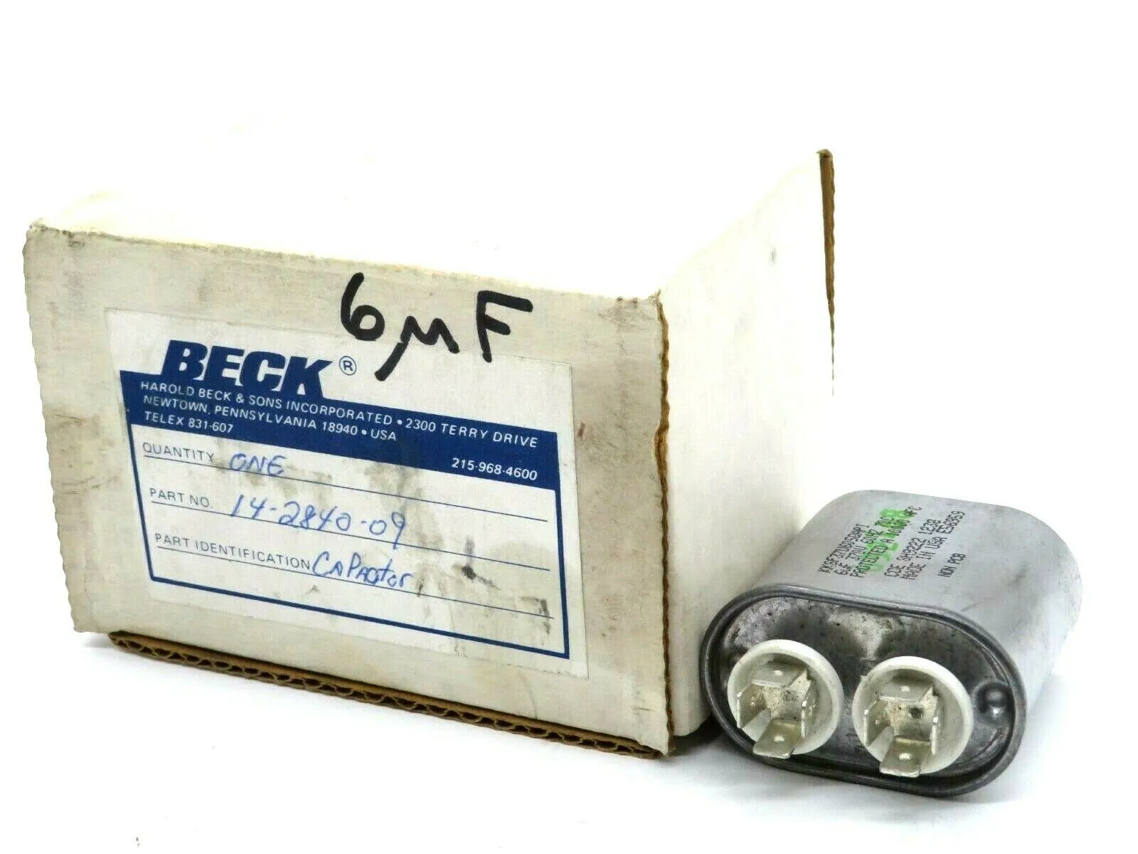 NEW BECK 14-2840-09 CAPACITOR DRIVE 14284009