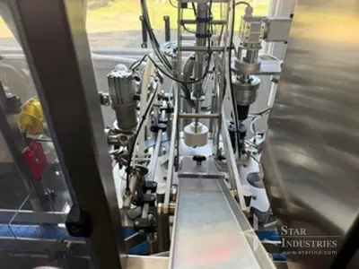 Used PACKLINE CORP. MODEL PFM FILLING & CAPPING MACHINE Liquid Fillers California US | Star Industries #1254395