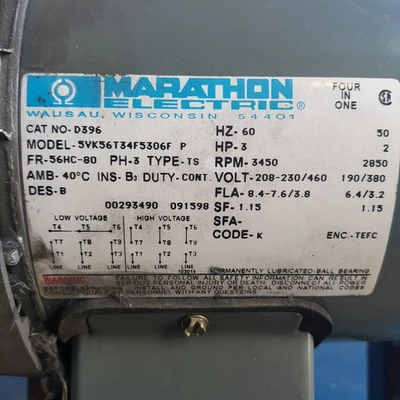 Marathon Electric Buffing & Polishing Machine