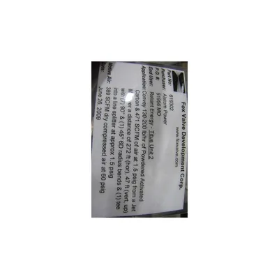 Unused Fox 6" Stainless Conveying Venturi Eductor for solids - ceramic lined!