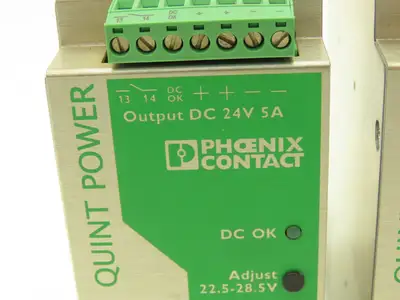 Phoenix Contact QUINT-PS-100-240AC/24DC/5 2938581 Power Supply 24VDC/5A Lot of 3