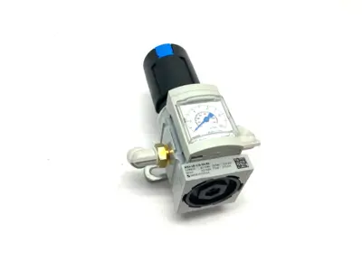 MS4-LR-1/4-D6-AS, 529417 | Festo MS4-LR-1/4-D6-AS Pressure Regulator G 1/4" 529417 w/ Bracket Mount - Used