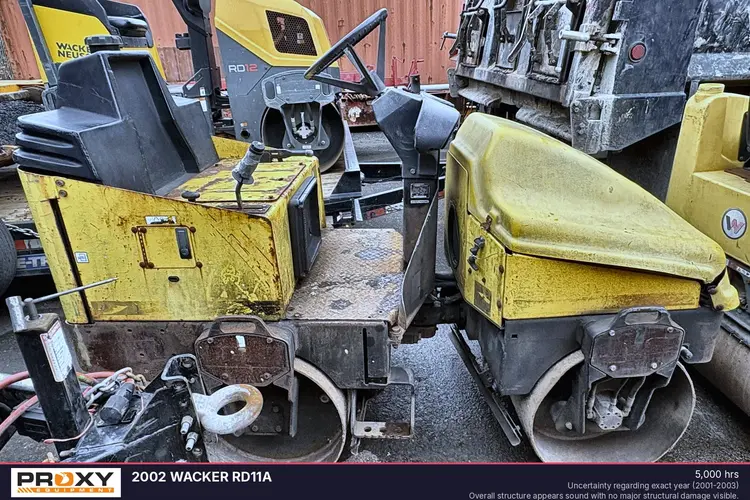 Used 2002 WACKER RD11A Single Drum Rollers New Jersey US | Proxy Equipment #1385338