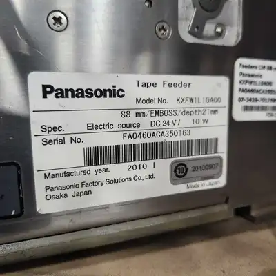 PANASONIC 88mm Feeder (KXFW1L10A00) Accessories & Parts - Feeders | Tekmart International Inc. (4)