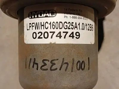 NEW 2019 HYDAC LPFW/HC160GE25A1.2/12B6