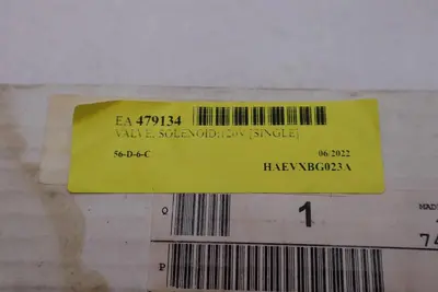 PARKER HAEVXBG023A VALVE SOLENOID 120V STOCK #078-A