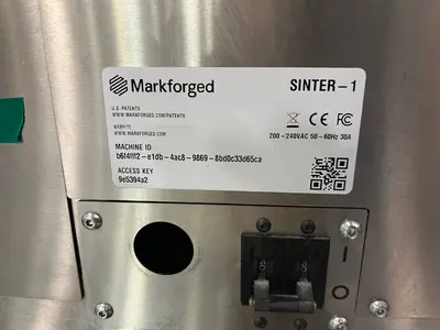 2018 MARKFORGED METAL X 3D PRINTER Tooling & Accessories (Other) | Compass Machine Tools, LLC (8)