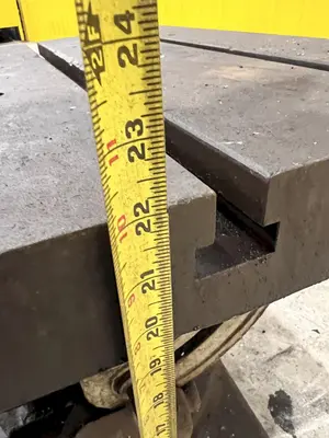20" X 24" X 23"  CARLTON TILTING DRILL TABLE: STOCK #21798
