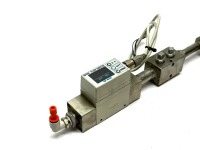 PF2W720-N03-67 | SMC  Digital Flow Switch w/ VXD235DZ2AE Pilot Valve - Used