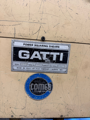 U14905C Used Gatti S3050-2  1014 shear