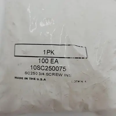 New | in-Stock SHOULDER WASHER SHOULDER WASHER, FITS BOLT SIZE 3/4 IN NYLON, NATURAL FINISH 10SC250075 *NEW* PKG OF 100 & 1 PARTIAL Bolts Michigan US | ND Industrial Surplus #1208111