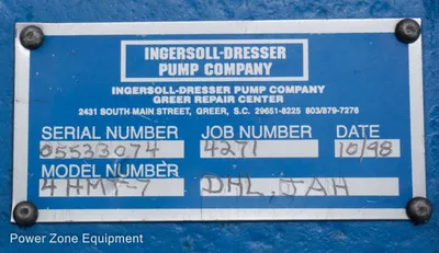 USED INGERSOL RAND 4HMT-7