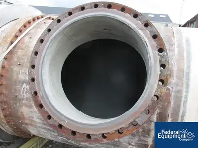 USED Manning and Lewis 5,914 Sq Ft Manning & Lewis Heat Exchanger, 304ELC S/S, 75/75#