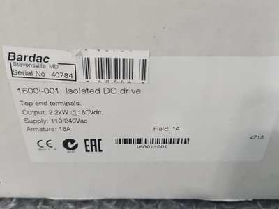 NEW BARDAC 1600i-001
