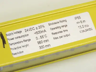 Cedes S2P-AEF2I-ACD Safe2+ Safety Light Curtain Emitter 1000mm Barrier