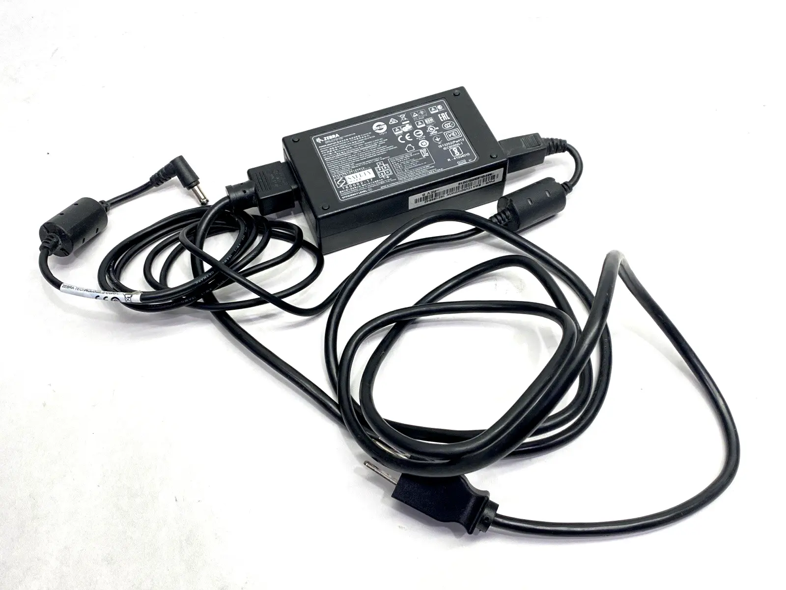 Used Zebra Power Supply Brick SAWA-56-41612A 16A 12VDC 50W w/ Cables Single Output Power Supplies Michigan US | Maverick Industrial Sales #1393469