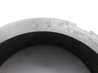 N-10 Locknuts 18 Threads per Inch 2.688" Outside Dia Lot of 3
