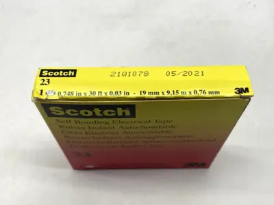 USED 3M SCOTCH RUBBER SPLICING ELECTRICAL TAPE 23 0.76MM THICK EXPIRED
