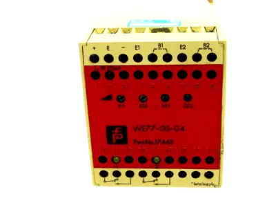 USED PEPPERL & FUCHS WE77-GS-04 TRIP AMPLIFIER 17443 WE77GS04