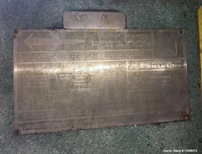 Used WARD 85-S-25 Stainless Steel Tanks Illinois US | Aaron Equipment #85978