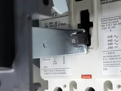 20/15A, 3 Pole, 600V Circuit Breaker HFD Bucket for Freedom 2100 MCC Frame