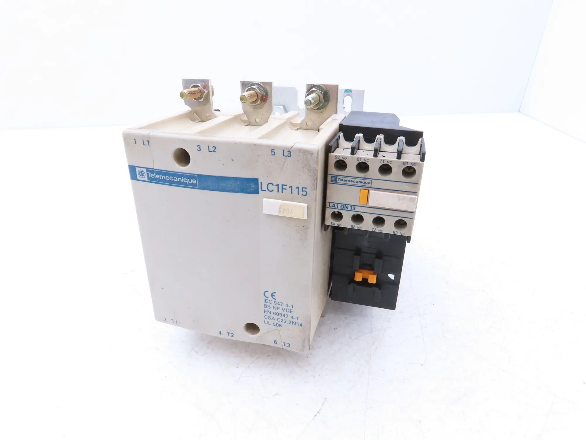 Telemecanique LC1F115 Motor Starter Contactor 80kW 250A 1000V 3 Pole 110V Coil
