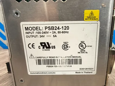 AUTOMATION DIRECT PSB24-120 PLC Power Supplies | ESS Industrial Equipment Sales (4)