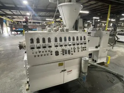 USED CINCINNATI MILACRON CM-80  TWIN CONICAL EXTRUDERS