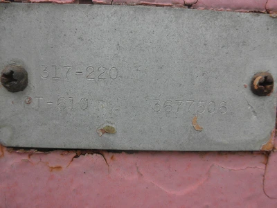 USED FULLER TRANSMISSION RT610 317-220