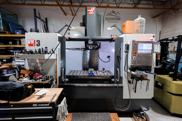 2017 HAAS VM-3 with only 254 hours and brand new 4th Vertical Machining Centers | Elevation Machine