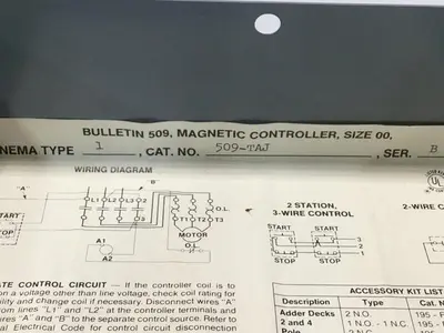 USED ALLEN BRADLEY 509-TAJ