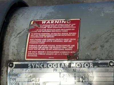 Used US ELECTRICAL JFGW Motors (misc) Ohio US | HGR 24 #1453554